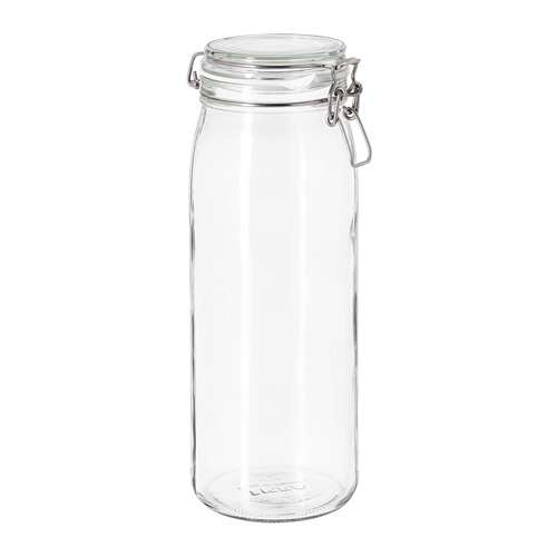 KORKEN jar with lid