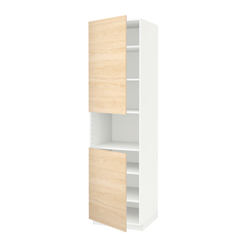 METOD high cab f micro w 2 doors/shelves