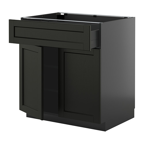 METOD/KNIVSHULT põrandakapp sahtli/2 uksega