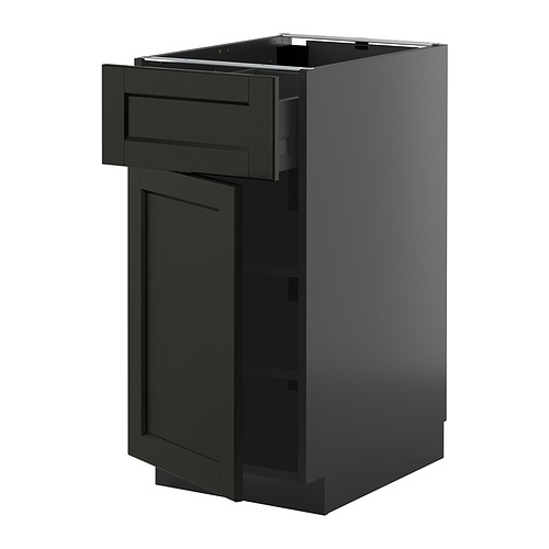 METOD/KNIVSHULT põrandakapp sahtli/uksega