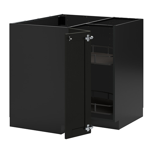 METOD, corner base cabinet with carousel