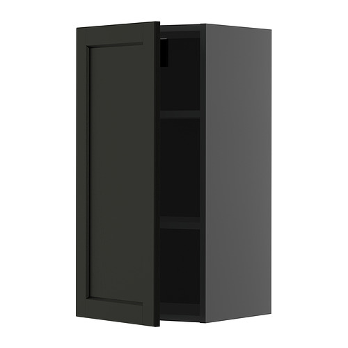 METOD, wall cabinet with shelves