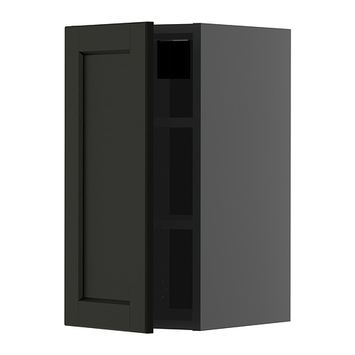 METOD, wall cabinet with shelves