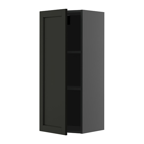 METOD, wall cabinet with shelves