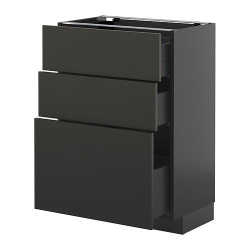 METOD/KNIVSHULT, 3 sahtliga põrandakapp