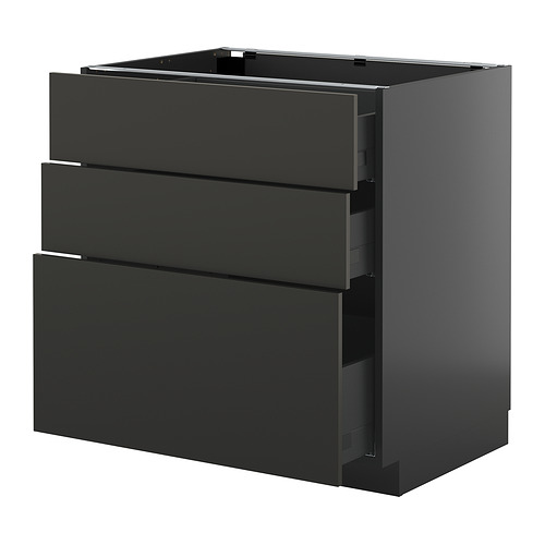 METOD/KNIVSHULT, 3 sahtliga põrandakapp