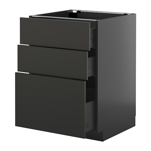 METOD/KNIVSHULT, 3 sahtliga põrandakapp