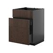 METOD/KNIVSHULT base cab f sink+3 fronts/2 drawers