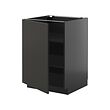 METOD base cabinet with shelves