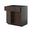 METOD/KNIVSHULT base cabinet with drawer/2 doors