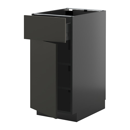 METOD/KNIVSHULT põrandakapp sahtli/uksega