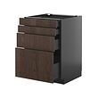 METOD/KNIVSHULT base cab 4 frnts/4 drawers