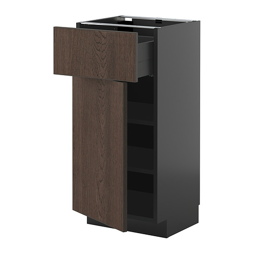 METOD/KNIVSHULT, grindinė spintelė su stalčiumi