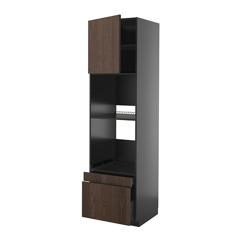 METOD/KNIVSHULT, выс шкаф д/дхвк/комб дхвк+двр/2ящ