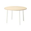 Round birch veneer/white (+10€)