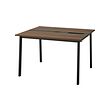 Walnut veneer/black