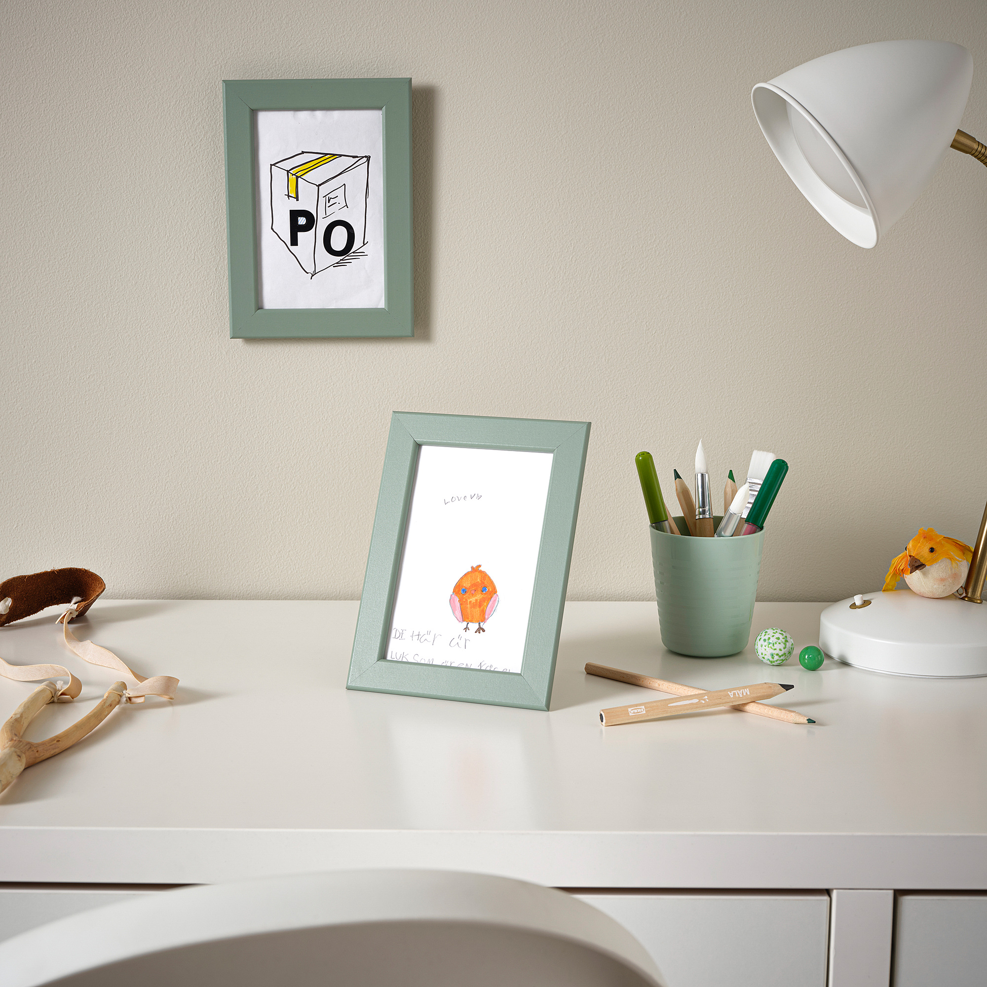 YY♡ FISKBO frame light grey-green | IKEA Lietuva