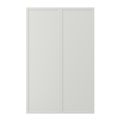 ASPUDDEN, 2-p door f corner base cabinet set