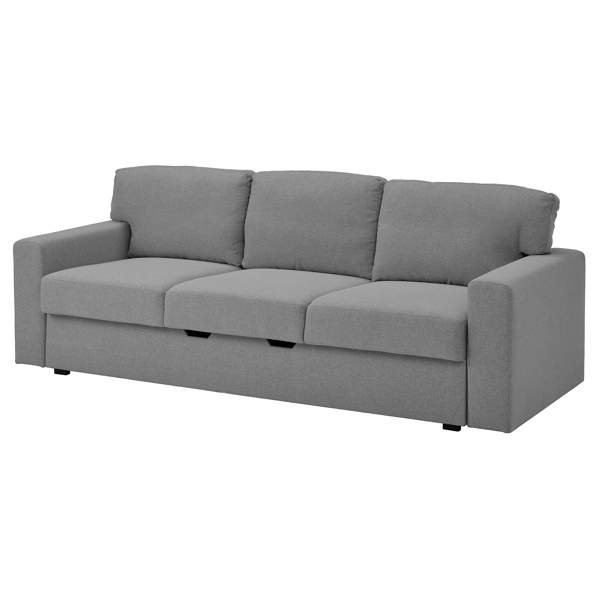 BÅRSLÖV 3-seat sofa-bed Tibbleby beige/grey IKEA Lietuva