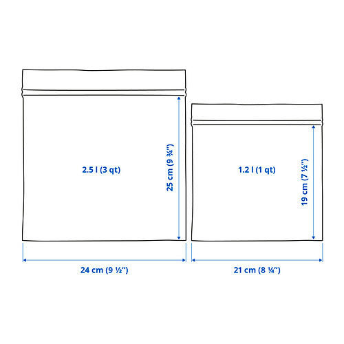 ISTAD atkārtoti aiztaisāms maisiņš