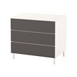 PLATSA chest of 3 drawers
