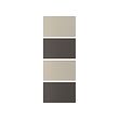 MEHAMN 4 panels for sliding door frame