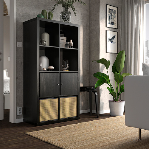 KALLAX, shelving unit with doors