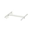 HJÄLPA clothes rail+2 susp rails+3 hooks