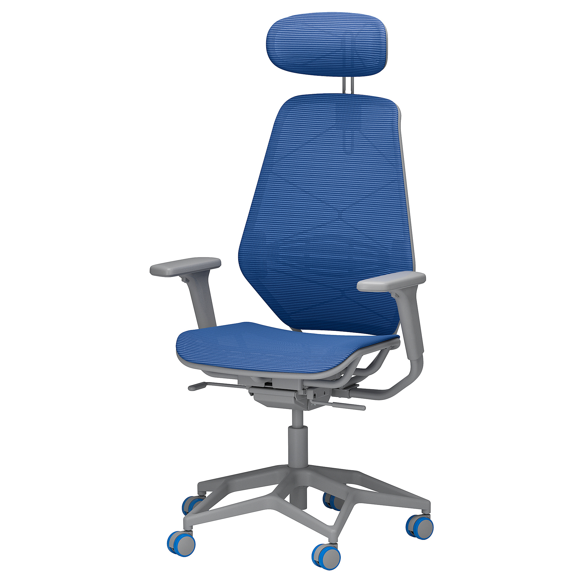 STYRSPEL gaming chair blue/light grey IKEA Lietuva