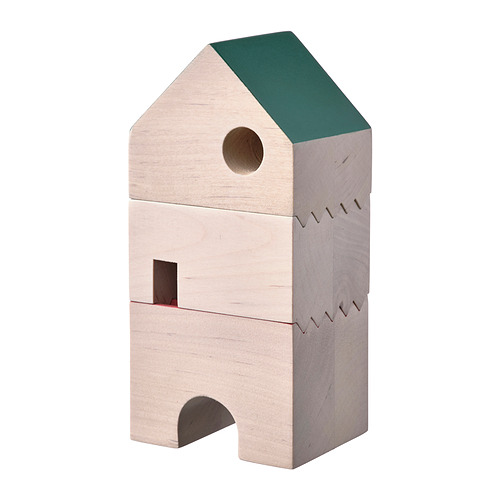 FÄLTLÖNN украшение "домик", 3 шт.