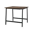 Walnut veneer/black