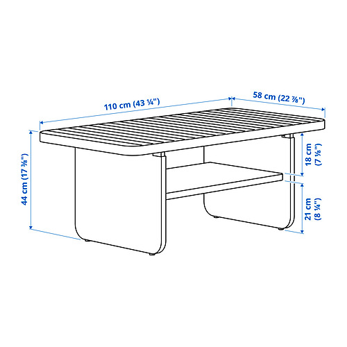 VITTSKÄR kavos staliukas
