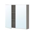 ENHET mirror cabinet with 2 doors
