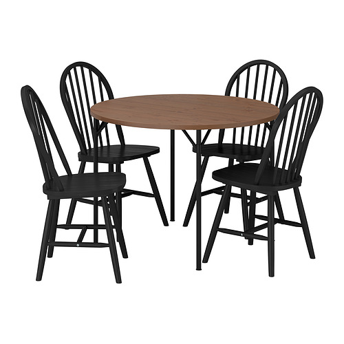 GRÖTÅN/SKOGSTA, stalas ir 4 kėdės