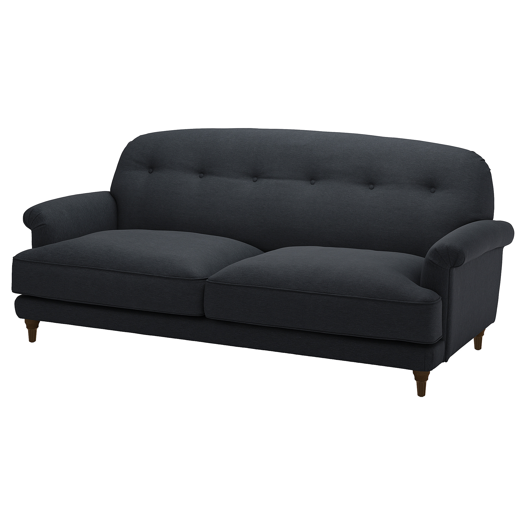 ESSEBODA 3seat sofa Knäbäck anthracite/brown IKEA Eesti