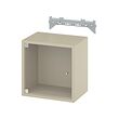 EKET wall cabinet with glass door