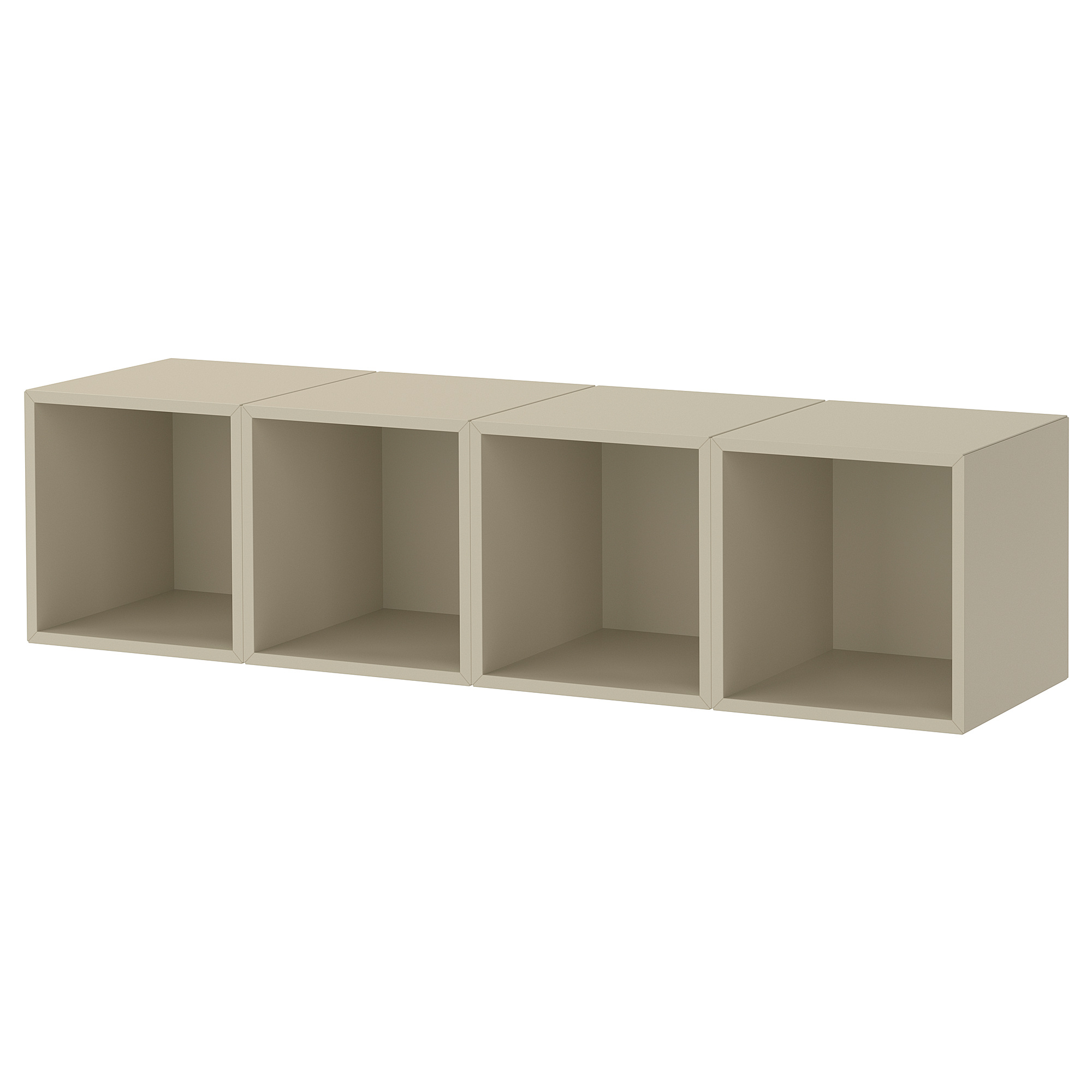 EKET wall-mounted storage combination beige IKEA Latvija