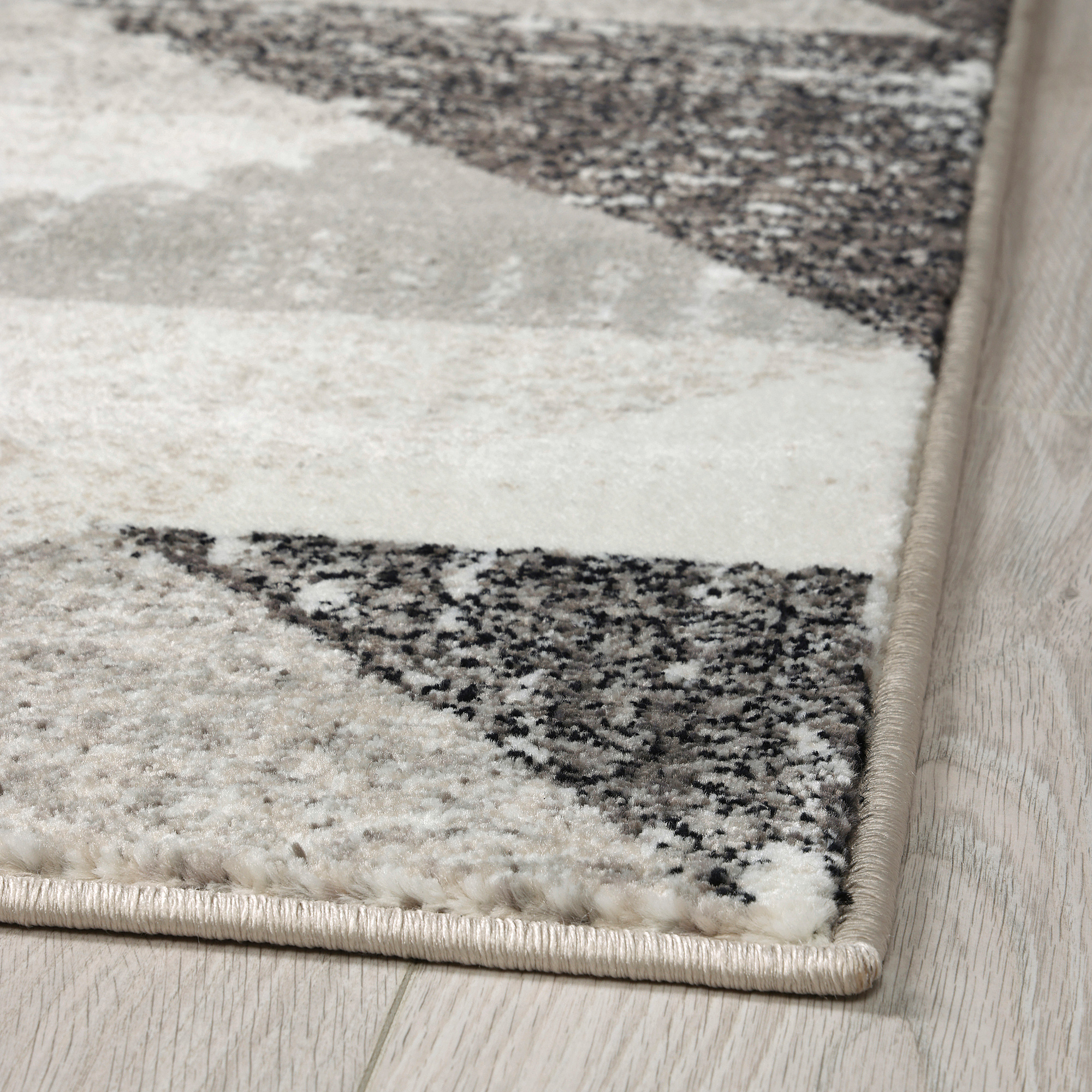 TILLFART rug, low pile triangle/grey 160x230 cm IKEA Eesti