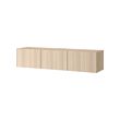 White stained oak effect/lappviken white stained oak effect