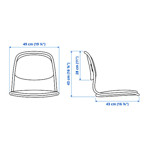 ÖRFJÄLL, seat shell