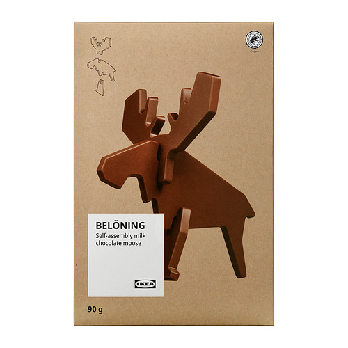 BELÖNING milk chocolate moose