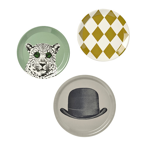 GALLERISKOG настенное украшение, 3 предм.