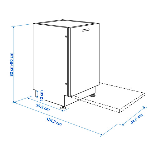 FINPUTSAD integreeritav nõudepesumasin