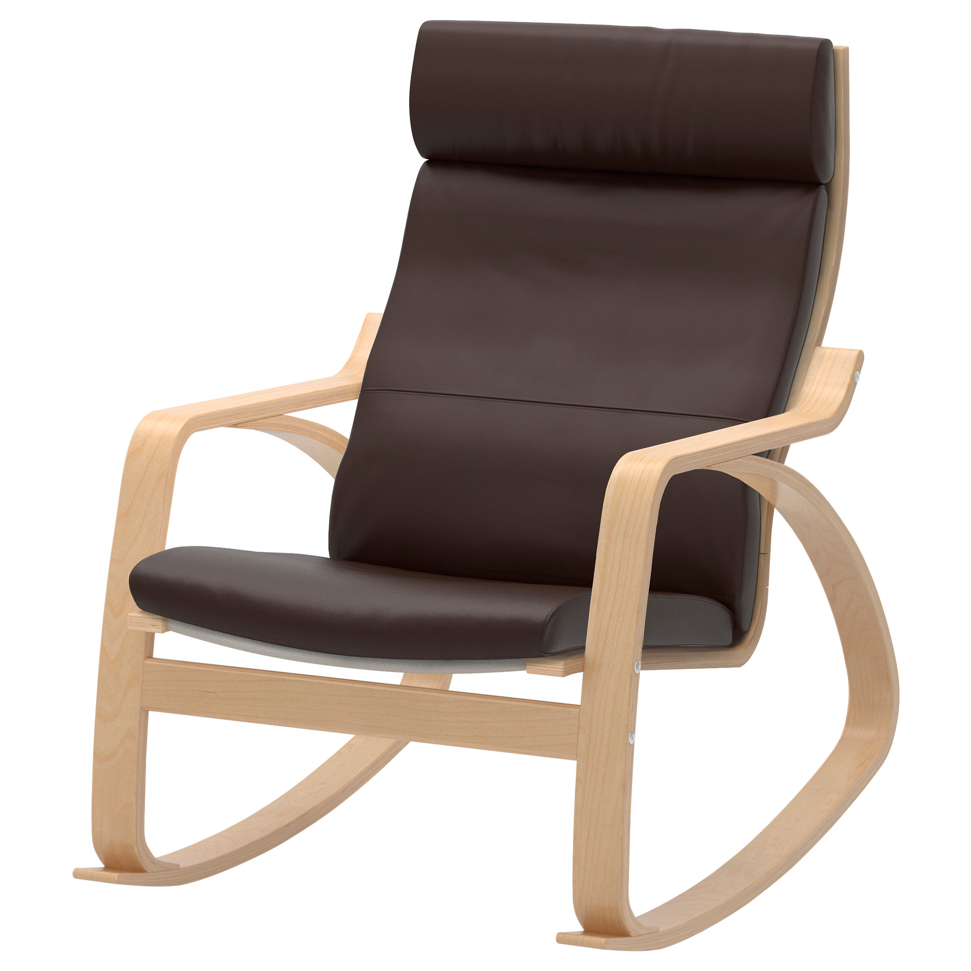 POÄNG rocking-chair birch veneer/Glose dark brown IKEA Eesti