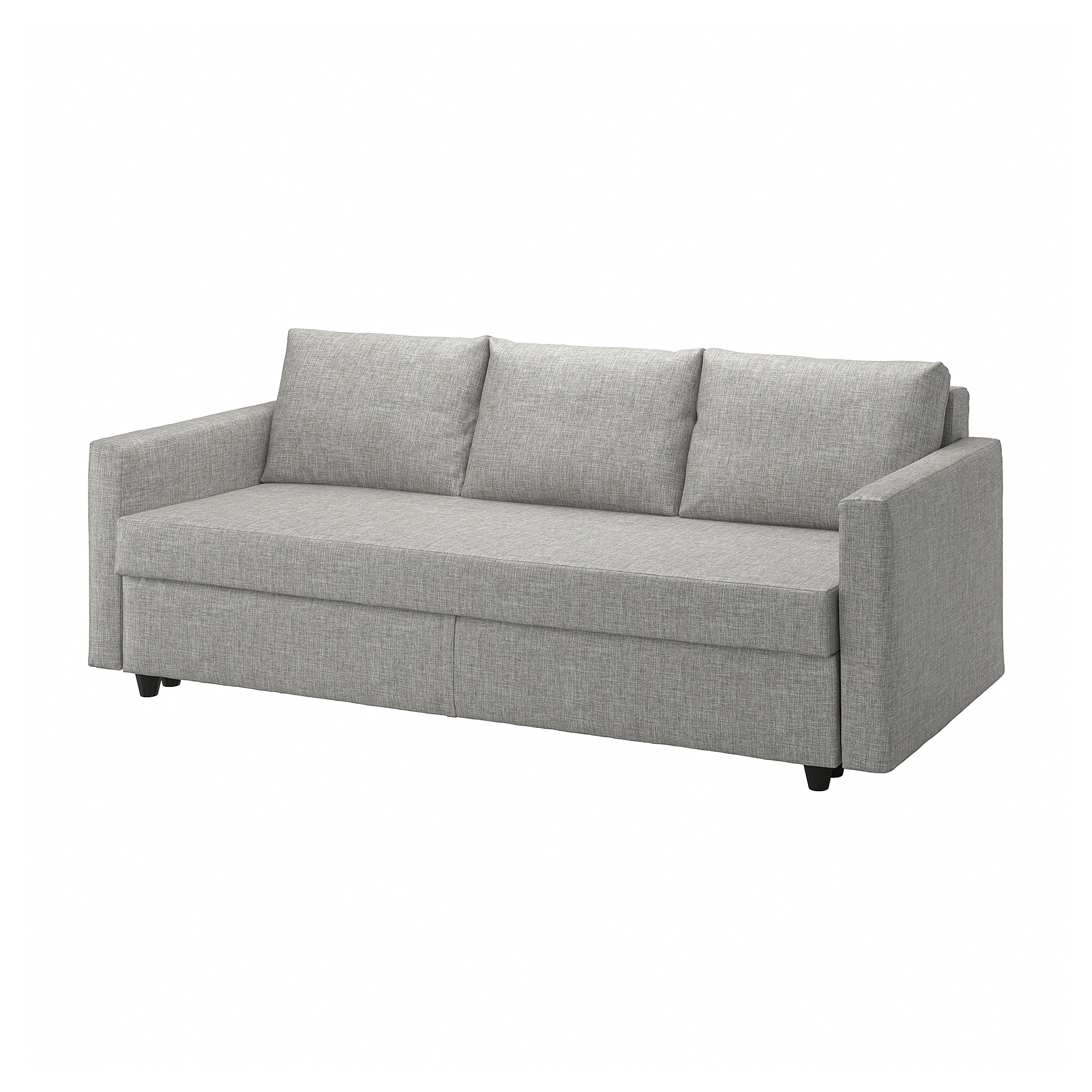 FRIHETEN 3-seat sofa-bed Faringe light grey IKEA Latvija