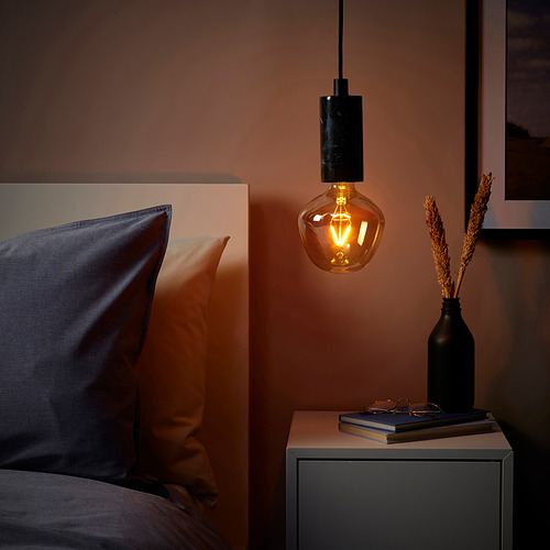 MARKFROST/MOLNART pendant lamp with light bulb