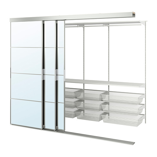 BOAXEL/SKYTTA гардеробная с раздвижными дверями