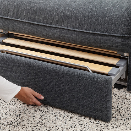VALLENTUNA cover for sofabed module Hillared dark grey IKEA Eesti