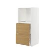 METOD/MAXIMERA high cabinet w 2 drawers for oven