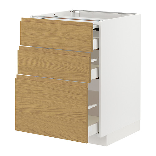 METOD/MAXIMERA põr.kapp väljat. tööpind/3 sahtlit